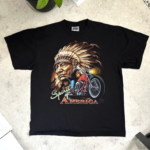 Vintage biker t shirt size XL - Picture 1 of 5